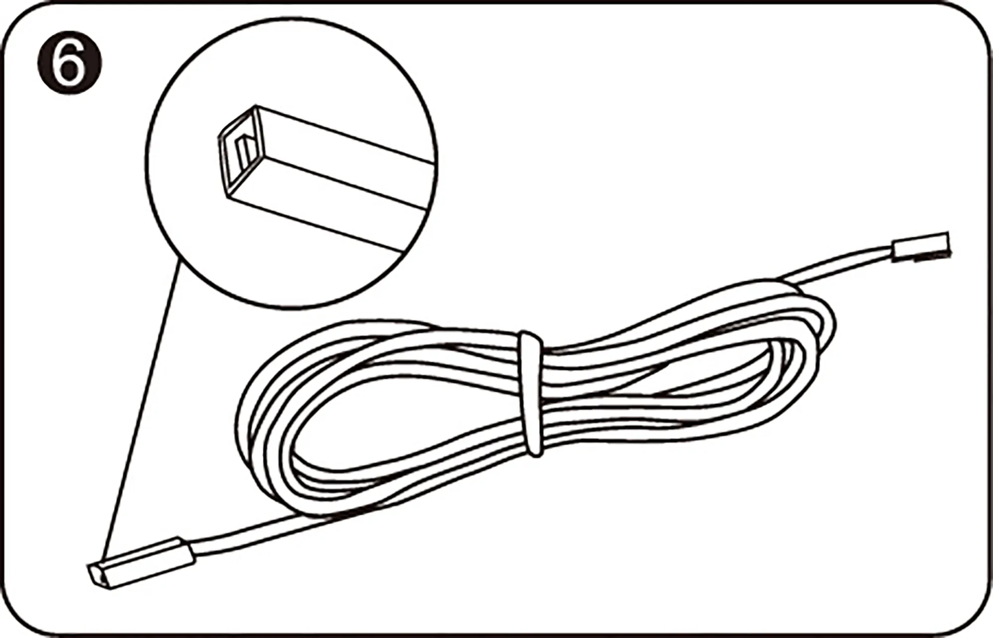 10011  Axis Driver Connecting Cable Single Colour